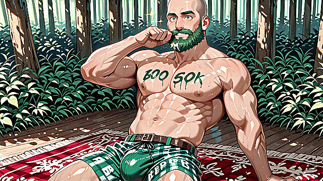 Ai Gay Muscle Men with Big Bulges