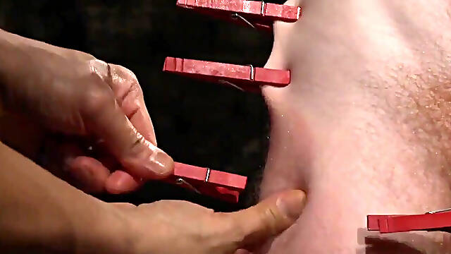 Extreme Water Torment and Bad-dragon Dildo