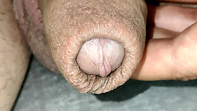 Cheesy Cock Close up and Body Shaking Orgasm