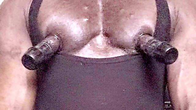 Tit Pump &amp; Black Muscle Butt Prostate Hit