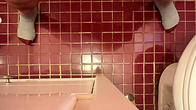 NurseTheWino Cumming in Hand after long days work