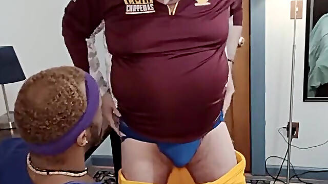 Caoch Teaches Kennie Jai How to Handle Balls