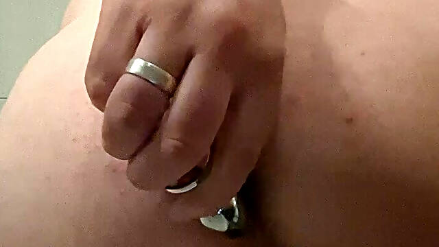 Straight Husband with Big Kuats plays with corks and baubles , terribly curious how to be straight maybe BI