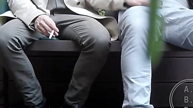 A Bench Encounter Turns Into a Public Piss Humiliation