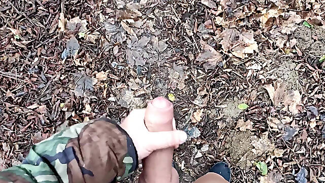 Two Cumshots Outside in One Day
