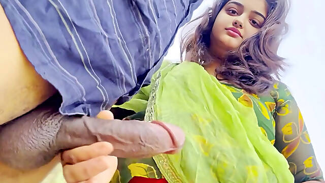 Desi village Girl Fucked First time with her jija Xxx video tight pussy fuck viral video