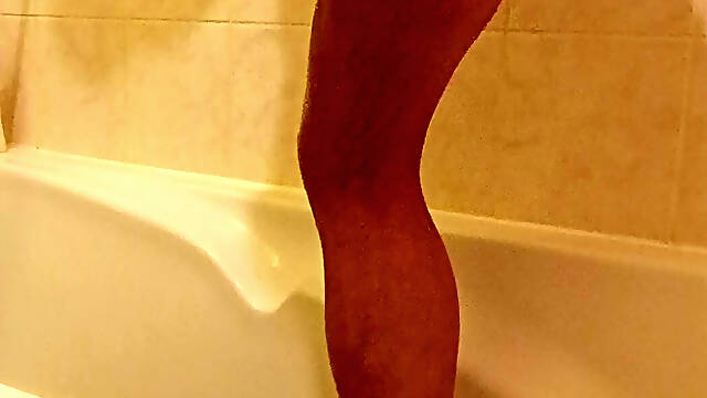 Anal dildo shower