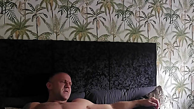 Straight Lad Solo Wank, Anal Pay &amp; Sucking with Huge Dildo