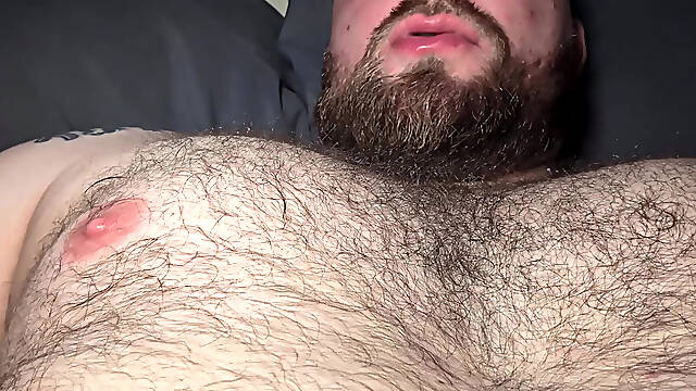 Lick Stepdaddys NIPPLES While He Jerks Off - BOTTOM POV Roleplay - Wolfgang White Solo Masturbation