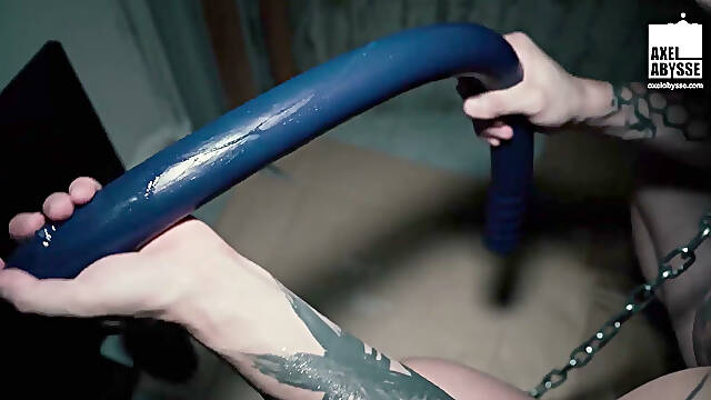 Restrained Yoshi Kawasaki Obeys Master Using Dildo In His Ass
