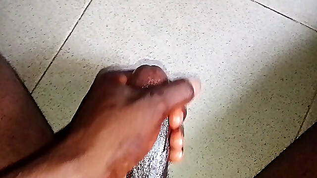 Stroking my BBC till I cum