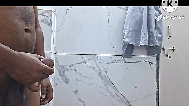 Desi Indian boy use his long and cum