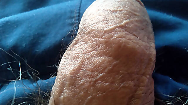 Totally amateur masturbation of a thick cock