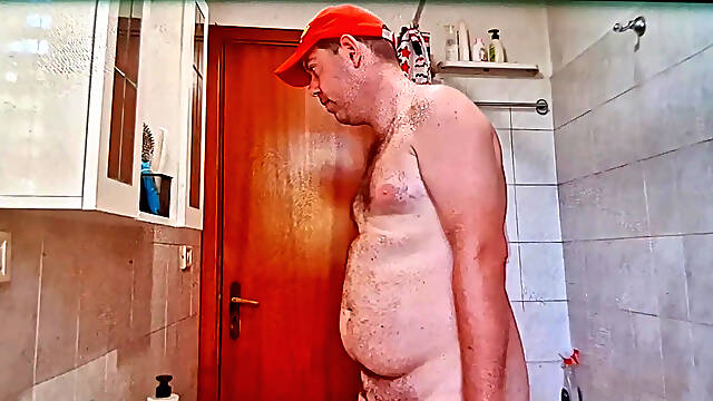 I get naked in the bathroom in the morning