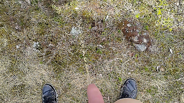 Pissing up in the Mountains
