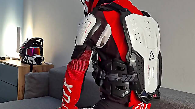 A Very Excited Biker Marked His New Fox Boots