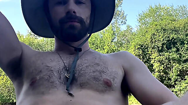 Cumming in My Kayak