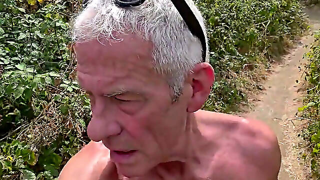 Naked Afternoon Outside Wank