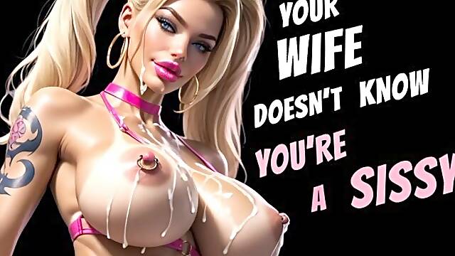 YOUR WIFE DOESNT KNOW YOURE A SISSY 10 minute AUDIO ONLY ASMR