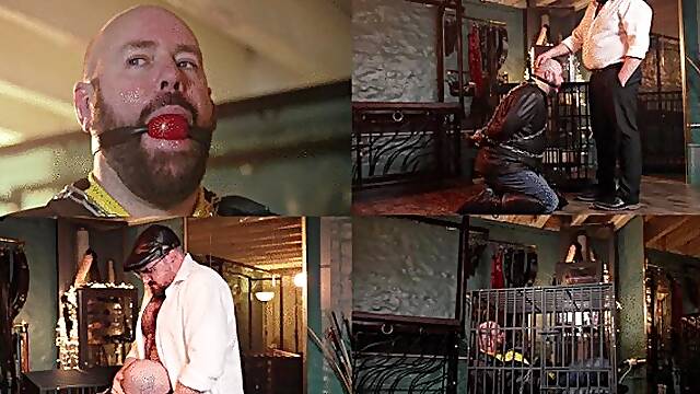 Will Justice; Punished By The Pigg (Part Two) Cocksucking Crimefighter Chained & Caged!