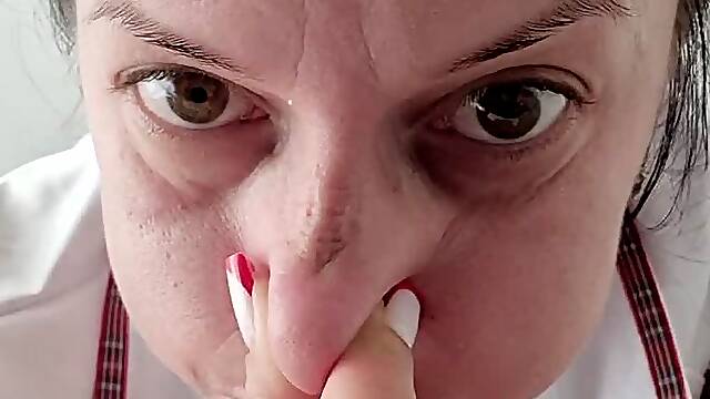 I hold my breath for quite a while, moaning and writhing, my face turning red