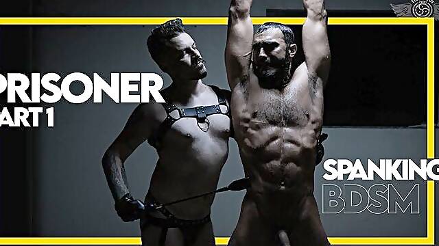 Prisoner - Part 1 (1080p) Gay Bondage - Male Domination - Gay Armipts - Gay Domination - Handcuffs - Spanking - BDSM
