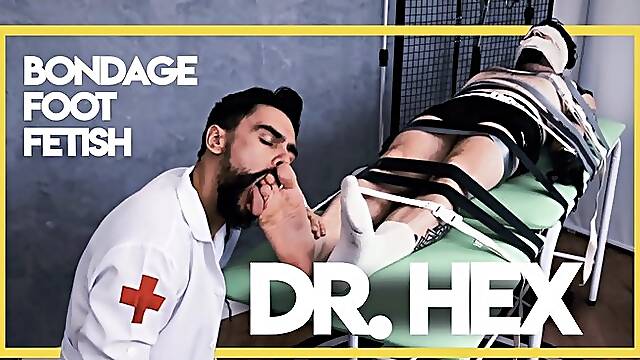 Doctor Hex ties up and examines his patient Tonny in a hot way (1080p) Gay Bondage - Gay Domination - Foot Fetish - Edging - Cum Control - BDSM