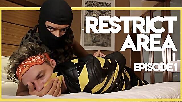Restricted Area - Episode 1 (1080p) Gay Bondage - Gay Domination - Tape Bondage - Gagged - Handgag - Leather - Role Play - BDSM