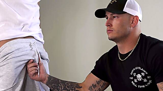 Handsome gay dudes drop their clothes for nice anal penetration