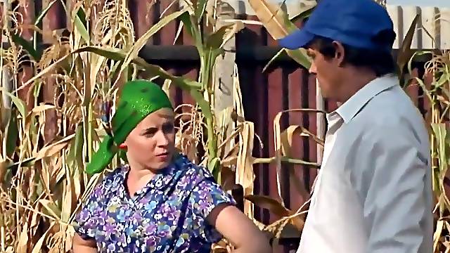 Russian beauties on the farm