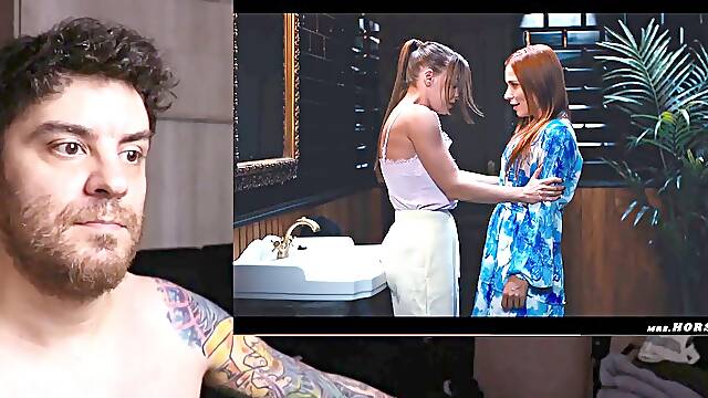 Responding to hermaphroditism - ginger-haired Fucking a Huge Futa Cock
