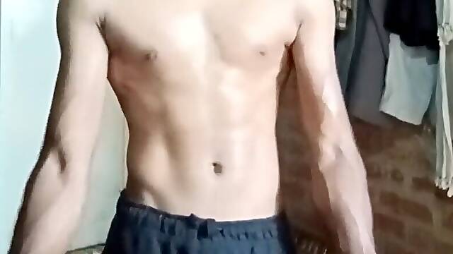 Indian displaying his flawless body and voice