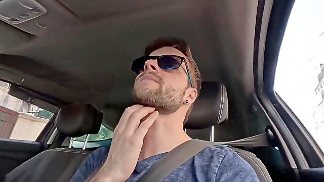 FRENCH VLOG : Steamy Forest Hookup with a Hiker Raw blowage and jizz licking Passion Maxime Horns