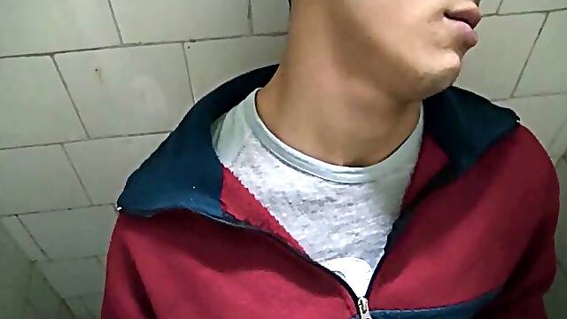 Straight Latino fellow Wakes Up To homosexual fellow Offering Cash In Bathroom Stall POV