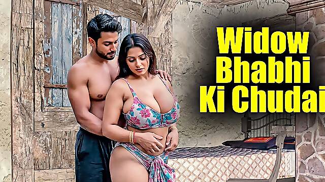 Widow Sexy Bhabhi Got Fucked by an Unknown Boy in Her Own House
