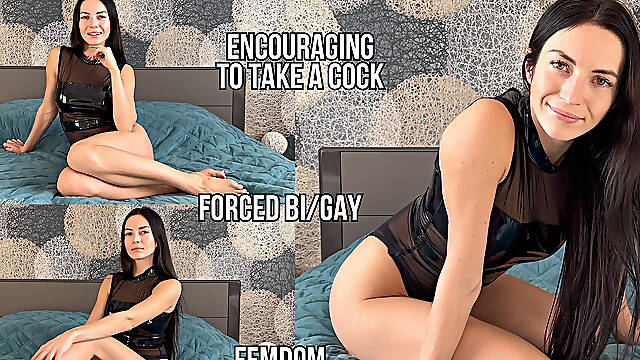 Imposed Bi/gay, Encouraging to Take a Cock